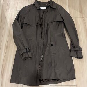 Calvin Klein Olive Rain Jacket